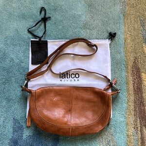 Latico Leathers Crosby Crossbody Sling Bag Purse